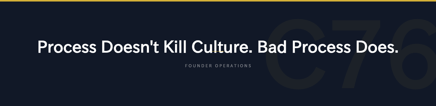 Process does not kill culture bad process does
